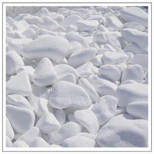 Weiße Kieselsteine 5 Kg –