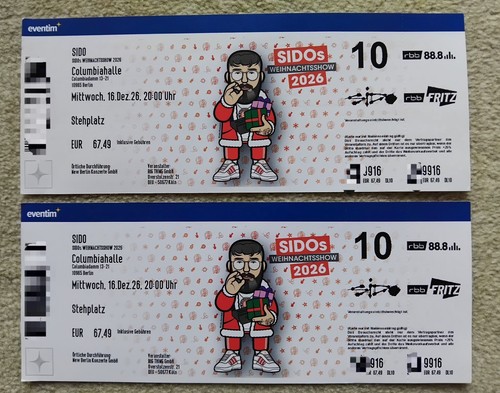 Sido weihnachtsshow berlin - 2x,