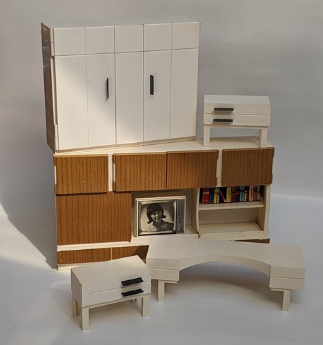 Vintage puppenhaus möbel 12 - vintage, 1:12
