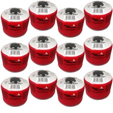 12x Gaskartusche Gasflasche für Kocher Propan-Butan 230g Ventil 7/16" Inko
