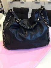 TORY BURCH Damen Handtasche schwarz mit goldener Hardware Ketten??????