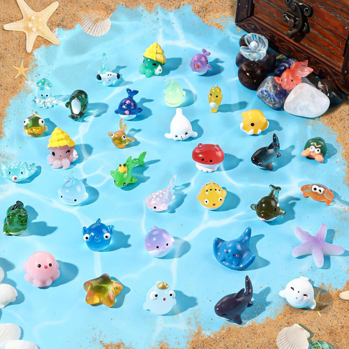 Miniatur meerestiere set - miniatur, 36
