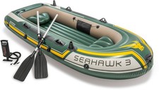 Intex Seahawk 3 Outdoorboot-Set Schlauchboot Paddel Pumpe 3 Personen 1687172