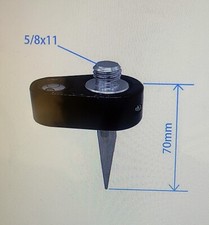 NEU Mini Prismenmast 5/8x11 Gewinde für Prisma Totalstation. GPS usw.