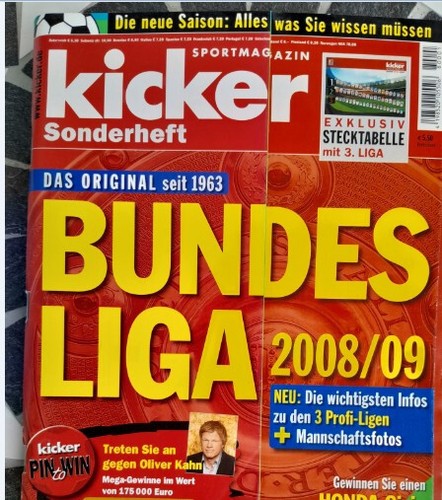 Kicker bundesliga sonderheft - bundesliga,