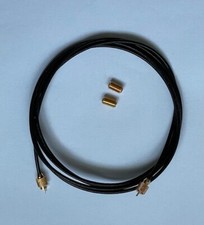 Brüel&Kjaer 1,2m rauscharmes Koaxialkabel Microdot + 2x Kupplung  10-32 UNF