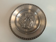 alter Zinnteller Wandteller