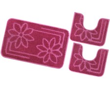 Badteppich Blumen Parure Set
