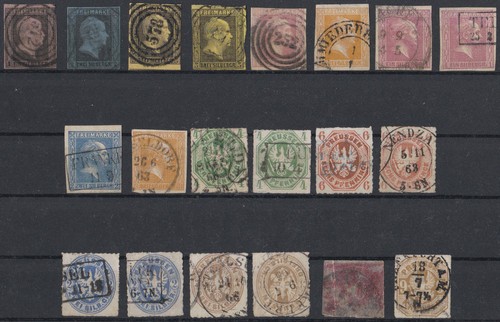 Briefmarken preussen sammlung - briefmarken,