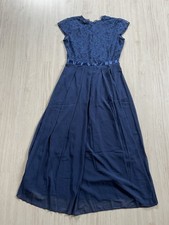 Abendkleid, Cocktailkleid,Partykleid, Gr. M, dunkelblau, lang, NEU