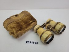 Opernglas Fernglas Beige Kunststoff Messing vor 1900 Alt Antik Optik #2511868