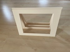 6 Passepartout 30 x 40 cm cremefarben TOP wie neu