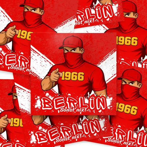 100x berlin aufkleber - 100x, aufkleber/