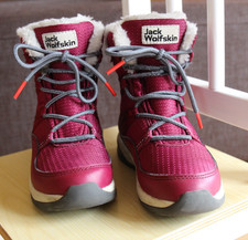 Schuhe Winterstiefel Gr. 31 Jack Wolfskin Polar Wolf Texapore High K rot