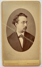 orig. CDV Foto Fotografie Mann