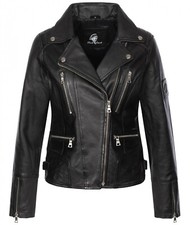 Rock creek damen lederjacke - rock,