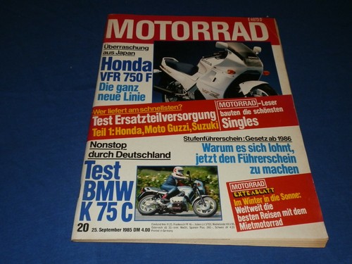 Motorrad bmw k 75 - 20/85,, c