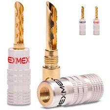 Hohl bananenstecker 4mm - 4mm, nexmex