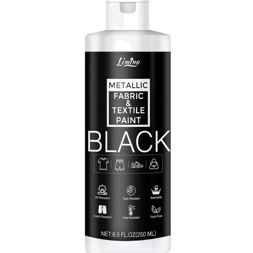 Textilfarbe schwarz 250ml - textilfarbe,