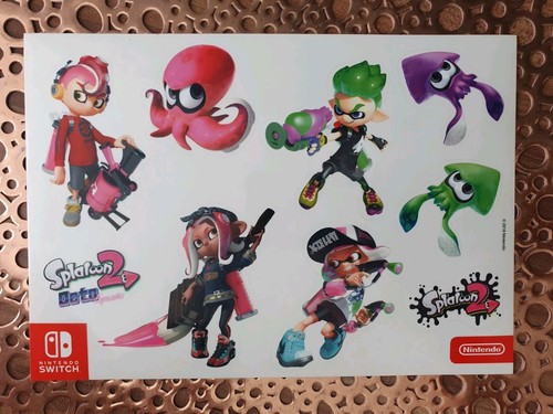 Stickerbogen splatoon - stickerbogen,