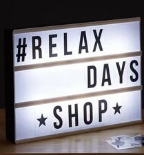 EASYmaxx LED-Leuchtkasten A4 Deko Leuchte Letter Box Lightbox Lichtbox  Lampe