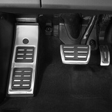 Pedalkappen Fußstütze passend für Audi A4 B9 A5 8W Automatik Sportpedale DHL