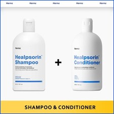 Dermz Healpsorin Shampoo & Conditioner Psoriasis - Trockene Kopfhaut 500ml Lager UK