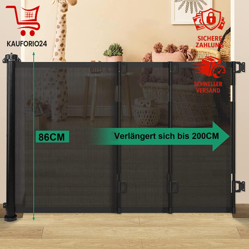 Treppenschutzgitter ausziehbar - treppenschutzgitter,