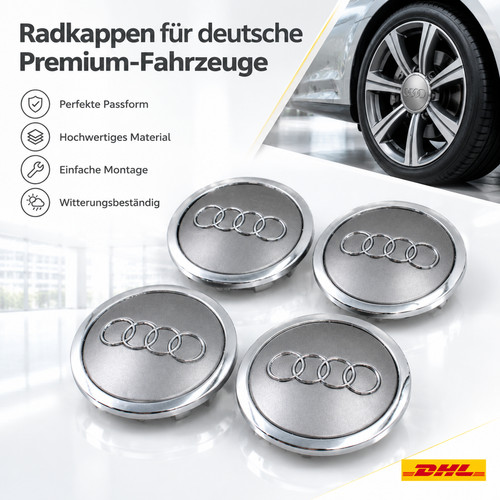 Nabenkappen grau 69mm für - 69mm,