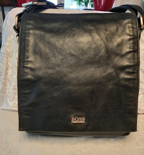 Hugo boss lederumhängetasche - hugo,