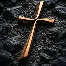 Grabkreuz Bronze massiv