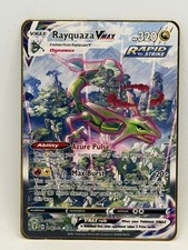 Pokemon Rayquaza Metallkarte