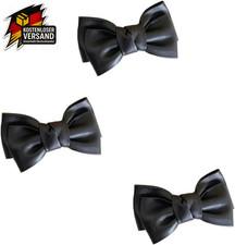 Schwarze Pu-Leder-Haarspange
