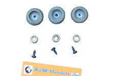 VW T4 Druckknöpfe Druckknopf Gardinenknopf 3tlg ORIGINAL Grau 9XK nur 17,99 Euro