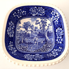 Villeroy & Boch, Rusticana, Blau, Salatschale 22 cm Schale, Schüssel, Obstschale