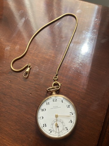 Doxa taschenuhr vergoldet - taschenuhr,