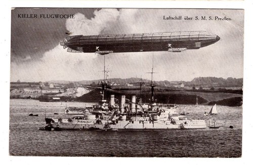 Zeppelin flugpost 1912 kieler - zeppelin/flugpost,