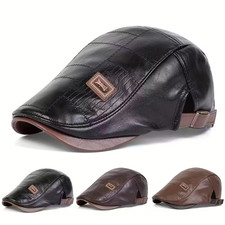 Herren Schiebermütze Flatcap