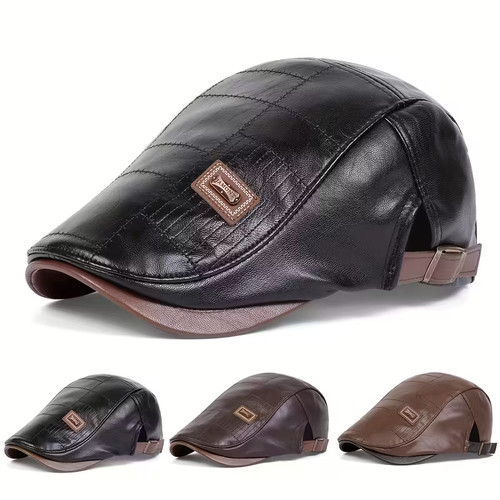 Herren schiebermütze flatcap - schiebermütze,