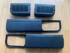 Doorboards Türablagen Türtaschen schwarz chrom passend f. VW Golf 1 Cabrio Jetta