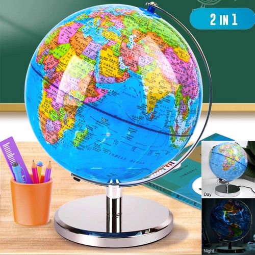 3in1 leuchtglobus - leuchtglobus, 9.5"