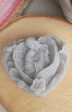 Winterseife Herz Christkind Duftseife Seife mit Olivenöl Geschenk selbstgemacht