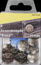 8 Jeansknöpfe Hosenknopf