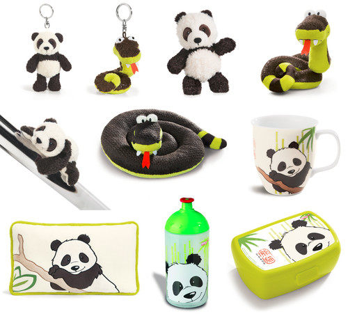 Nici panda schlange plüsch - nici,