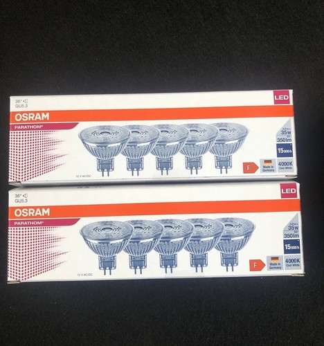10x osram led mr16 glas - led,