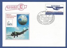 Pr.-Ganzsache BM-Messe Berlin 2007, Air-Service Berlin, D-ORKA Bordstempel