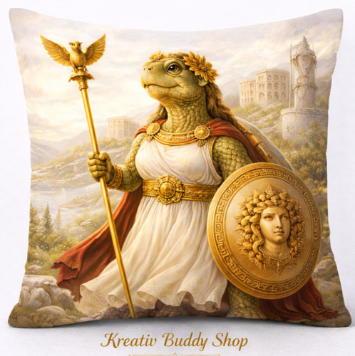 Kissen schildkröte krieger - kissen,