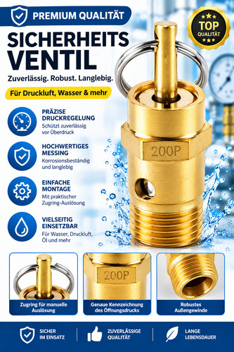 Zoll bsp sicherheitsventil - 1/4,