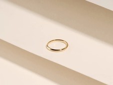 Massiver echter 9k Gelbgold