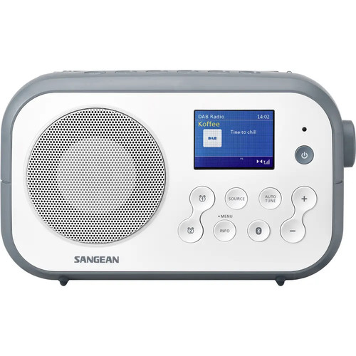 Sangean dpr 42bt white - dpr-42bt, white-stone